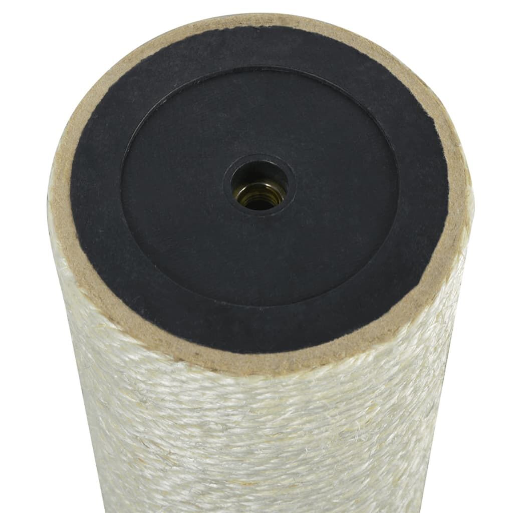 Vidaxl Poste Rascador Para Gatos 8x25 Cm 8 Mm Beige_1