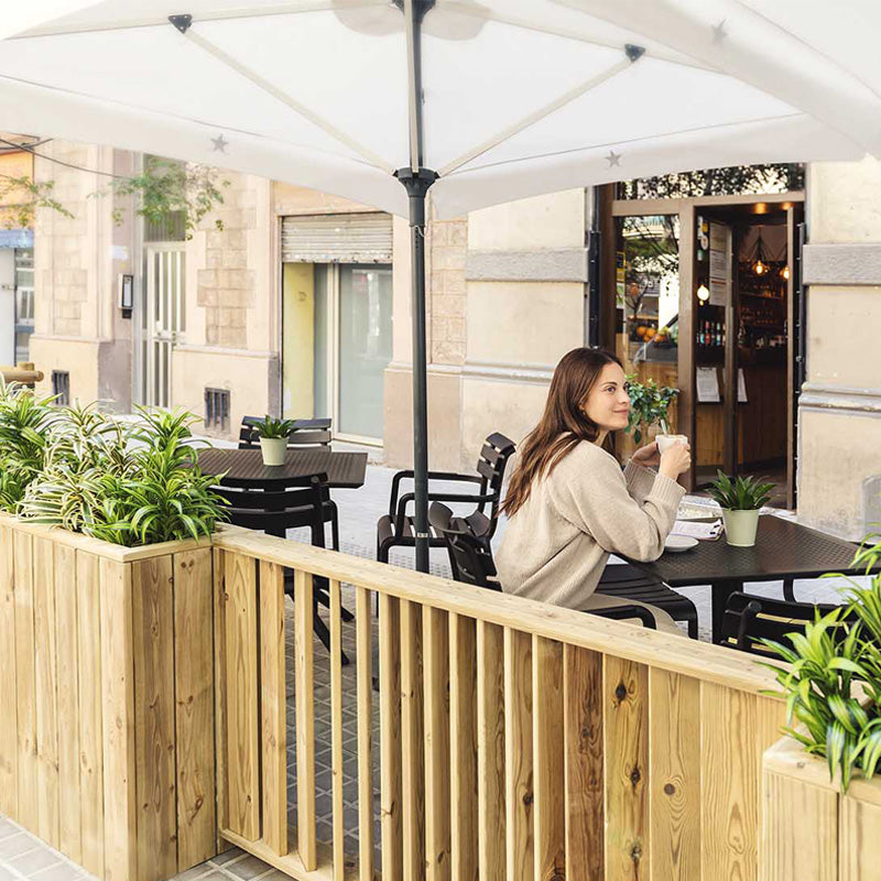 Jardinera Alta De Madera Autoportante 75x34x100 Cm Hortalia_3