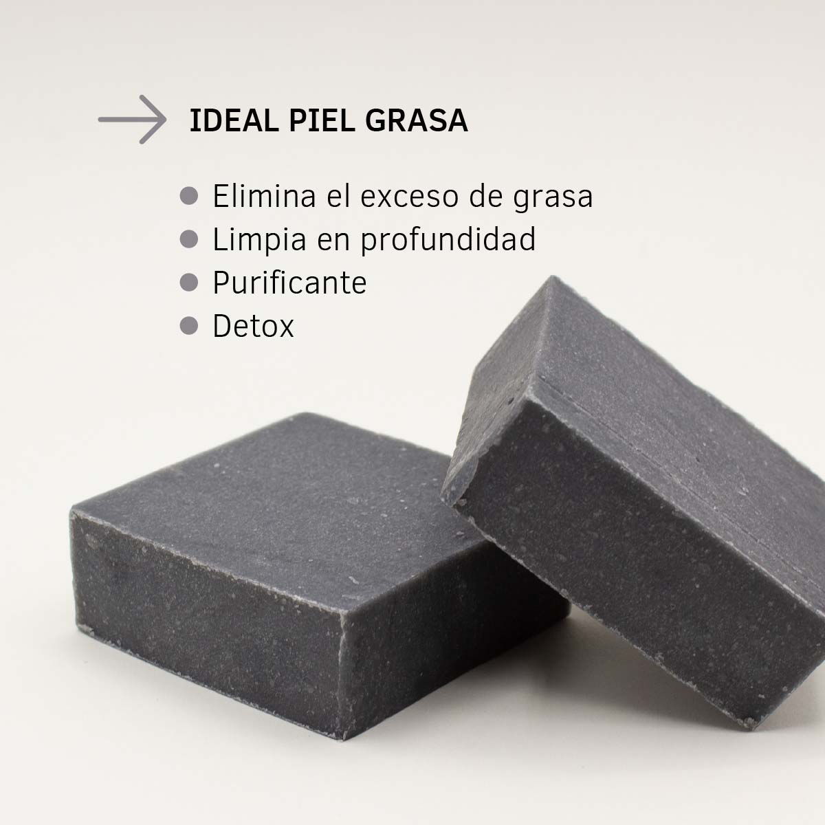 Jabón Natural Artesano Carbón Activado Labnatur 100 g | Purificante | Limpieza Profunda | Piel Mixta y Grasa_1