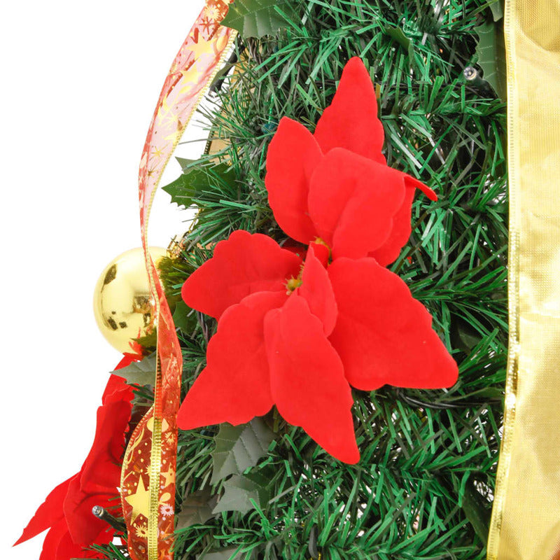 Vidaxl Árbol De Navidad Artificial Desplegable 50 Led Verde 120 Cm_5