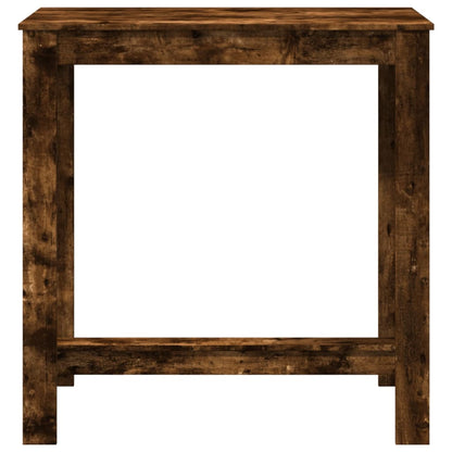 Mesa Alta De Bar Madera Ingeniería Roble Ahumado 102x50x103,5cm_2