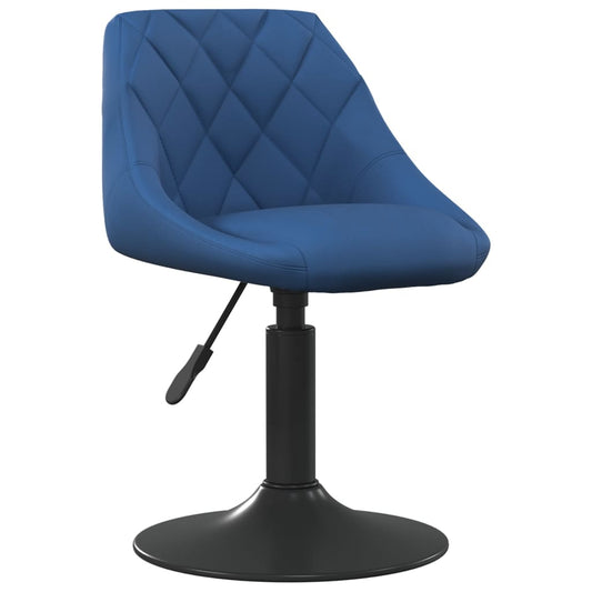 Taburete De Cocina De Terciopelo Azul_0