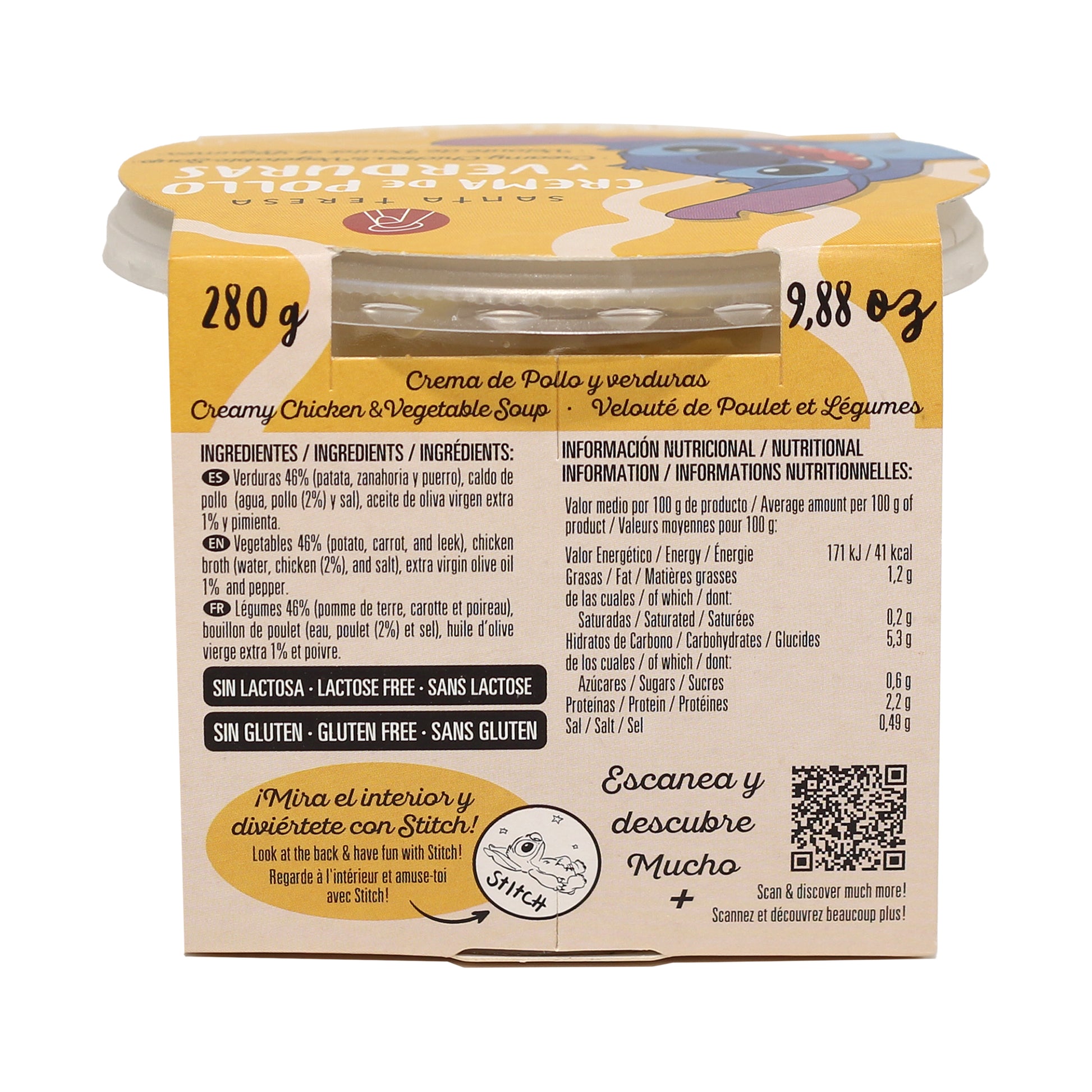 Santa Teresa - Crema De Pollo Y Verduras Disney. Con Aceite De Oliva Virgen Extra. Sin Conservantes. 280g_3