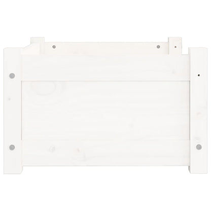 Cama Para Perros Madera Maciza De Pino Blanco 55,5x45,5x28 Cm / Vetonek_0