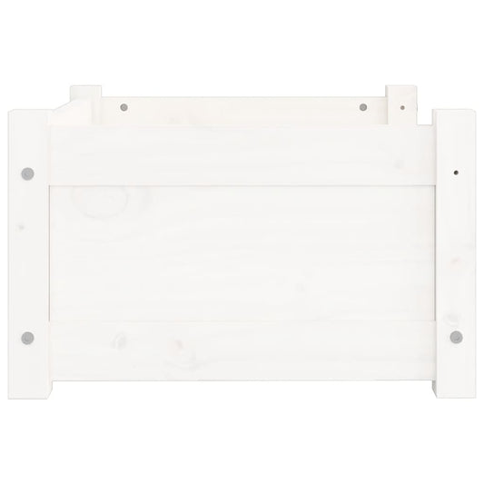 Cama Para Perros Madera Maciza De Pino Blanco 55,5x45,5x28 Cm / Vetonek_0