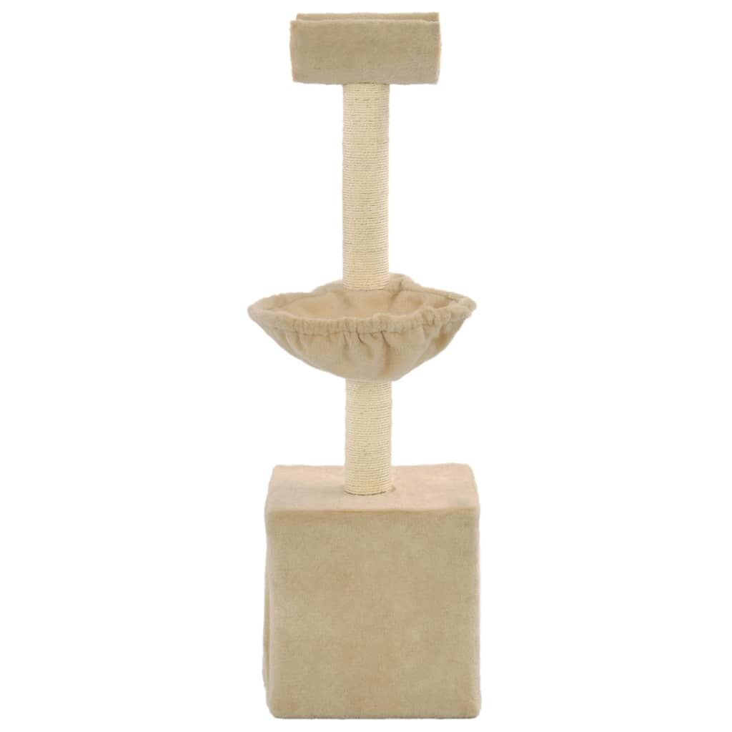 Vidaxl Rascador Para Gatos Con Poste De Sisal 105 Cm Beige_2