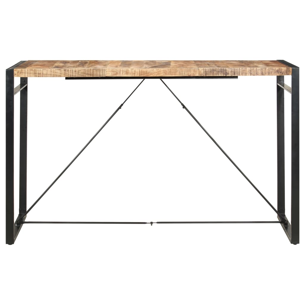Mesa Alta De Cocina De Madera Maciza De Mango 180x90x110 Cm_0