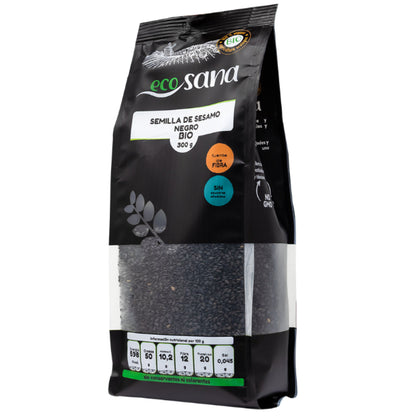 Semillas De Sésamo Negro Bio 300 Gr_0