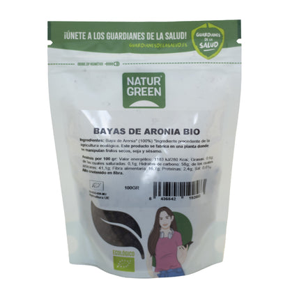 Bayas de Aronia Naturgreen 100 gr