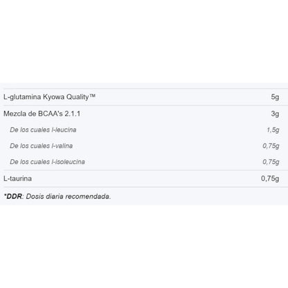 Gluta5 - 400g - Frambuesa - Glutamina - Quamtrax_1