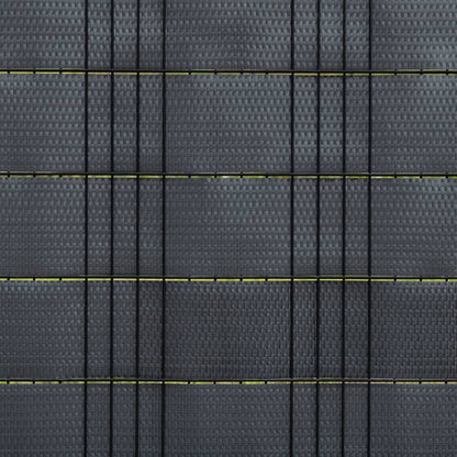 Toldos Para Balcón 10 Uds Ratán Sintético Antracita 255x19 Cm / Vetonek_4
