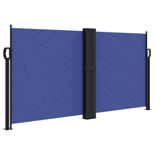 Vidaxl Toldo Lateral Retráctil Azul 120x1000 Cm_0
