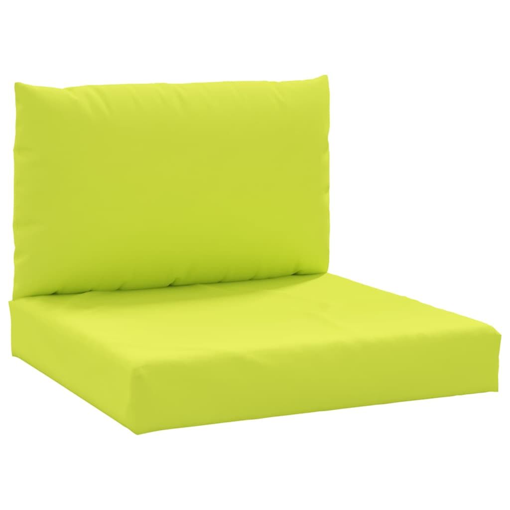 Vidaxl Cojines Para Palets 2 Unidades Tela Oxford Verde Claro_0