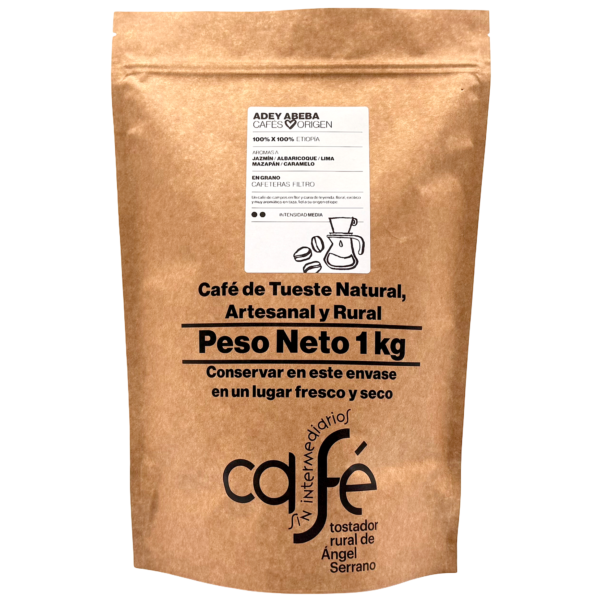 Cafe Sin Intermediarios Café Etiopía Adey En Grano Para Filtro 1 Kg_0