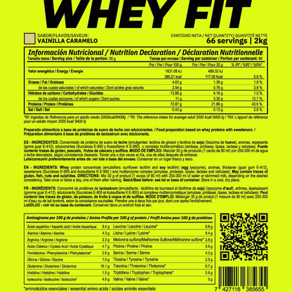 Whey Fit - 2kg - Vainilla Caramelo - Aumenta La Masa Muscular - Masmusculo_5