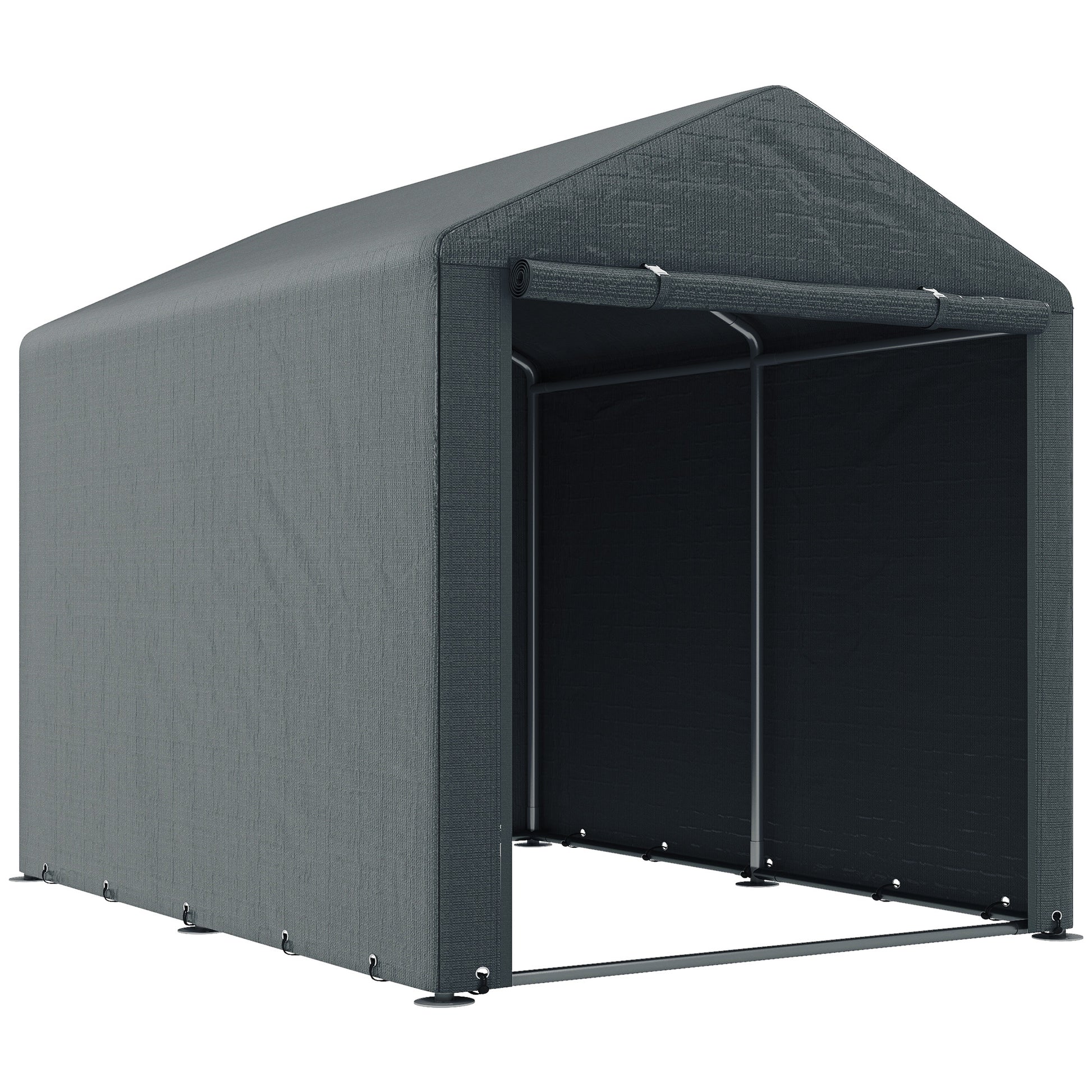 Outsunny Carpa De Jardín Exterior Para Herramientas Bicicletas 1_0