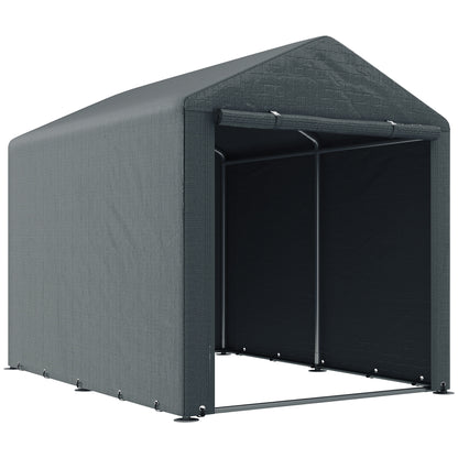 Outsunny Carpa De Jardín Exterior Para Herramientas Bicicletas 1_0