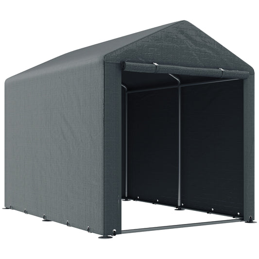 Outsunny Carpa De Jardín Exterior Para Herramientas Bicicletas 1_0