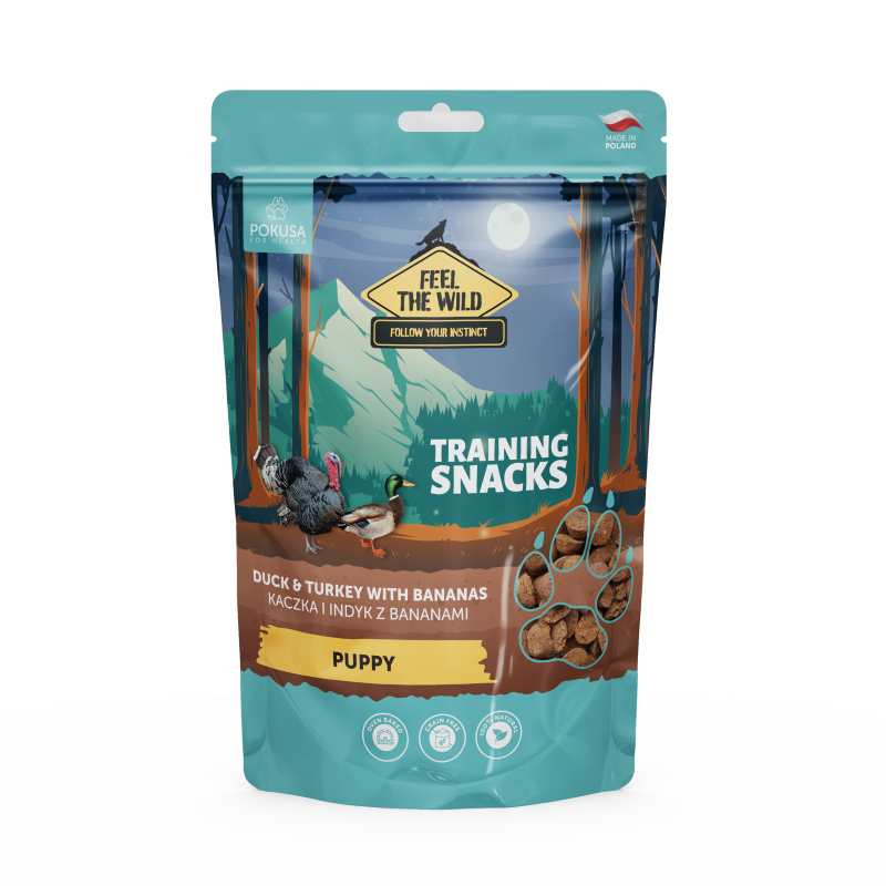 Pato Y Pavo Con Plátano Para Entrenamiento De Cachorros - Snack 100% Natural Para Perro_0