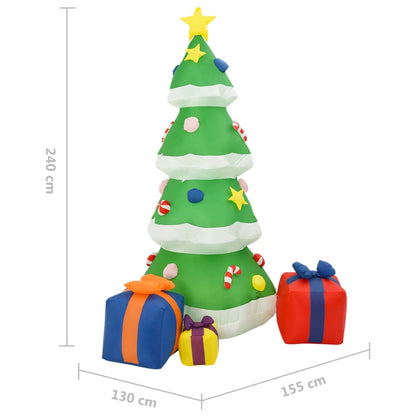 Vidaxl Adornos De Navidad De Inflables Led Interior Y Exterior 240 Cm_4
