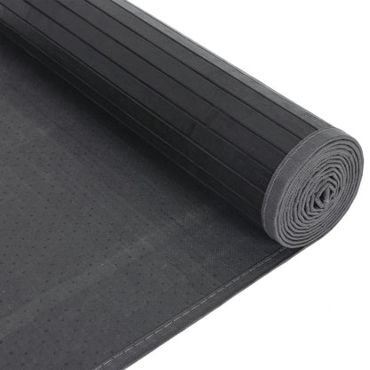 Alfombra Rectangular Bambú Negro 80x1000 Cm / Vetonek_0