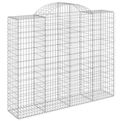 Cestas Gaviones 15 Uds Forma De Arco Hierro 200x50x160/180 Cm_2