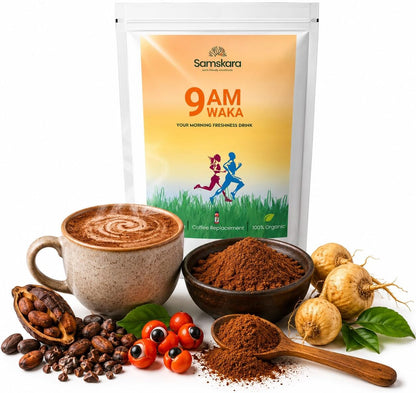 Waka 9 A.m — Mezcla Matutina Superfood Bio - Pack 2 X 160g (2 Envases Retail) | Superalimento Ecológico Vegano_0