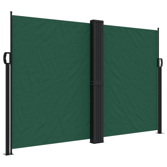 Vidaxl Toldo Lateral Retráctil Verde Oscuro 160x1000 Cm_0