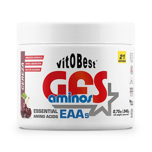 Gfs Aminos - 340g - Cereza - Esenciales E Hidrolizados - Vitobest_0