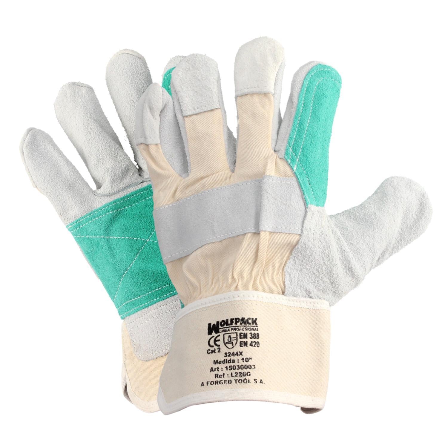 Guantes Americano Serraje Palma Reforzada (par)