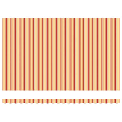 Toldo Retráctil Aluminio Y Tela Amarillo Y Blanco 5x3 M_5