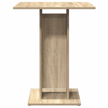 Mesa De Bistró Contrachapada Color Roble Sonoma 60x60x75 Cm_2