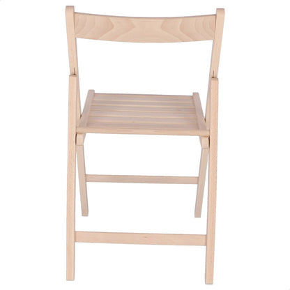 Well Home Mobiliario & Decoración - Pack 4 Sillas Bas En Madera De Haya, Acabado Sin Barniz