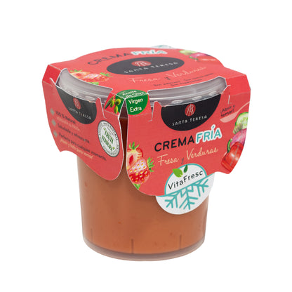 Cremafría De Fresa Y Verduras. Una Combinación Perfecta De Verduras Y Frutas Para Tomar En Frío. 400g_1