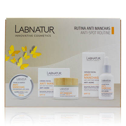 Labnatur Pack Anti Manchas | Niacinamida, Arbutina y Ácido Kójico | Crema + Sérum y Manos SPF | Despigmentante Natural_0