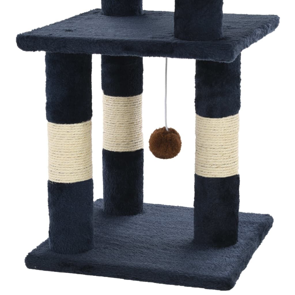 Vidaxl Rascador Para Gatos Con Poste De Sisal 65 Cm Azul_4