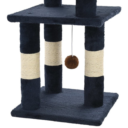 Vidaxl Rascador Para Gatos Con Poste De Sisal 65 Cm Azul_4