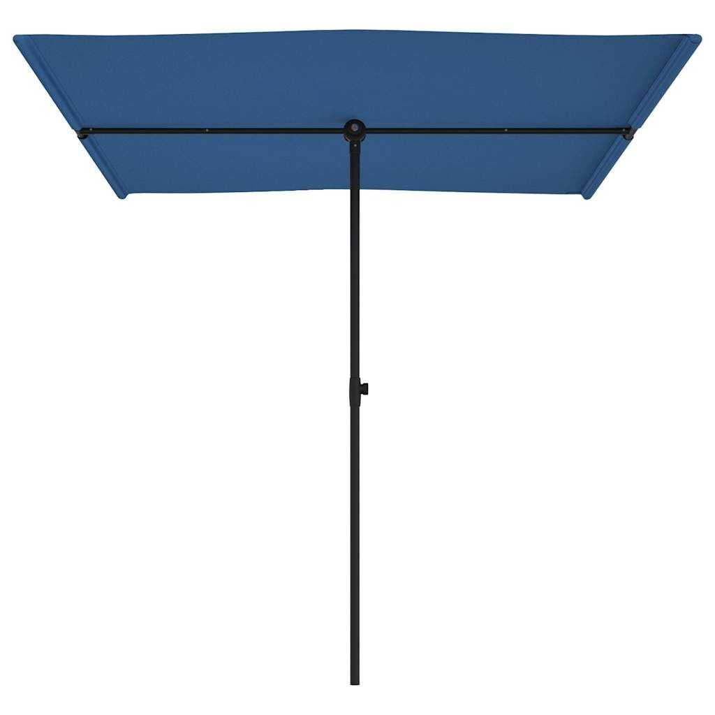Vidaxl Sombrilla De Jardín Con Palo De Aluminio Azul Azure 2x1,5 M_3