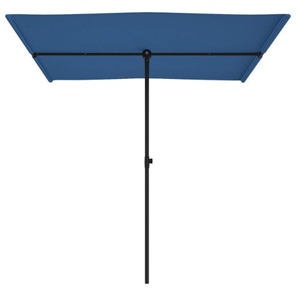 Vidaxl Sombrilla De Jardín Con Palo De Aluminio Azul Azure 2x1,5 M_3