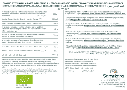 Dátiles Deglet Nour Sin Hueso Bio - 9kg | Dátiles Ecológicos Naturales, Endulzante Vegano Sin Azúcares Refinados_1