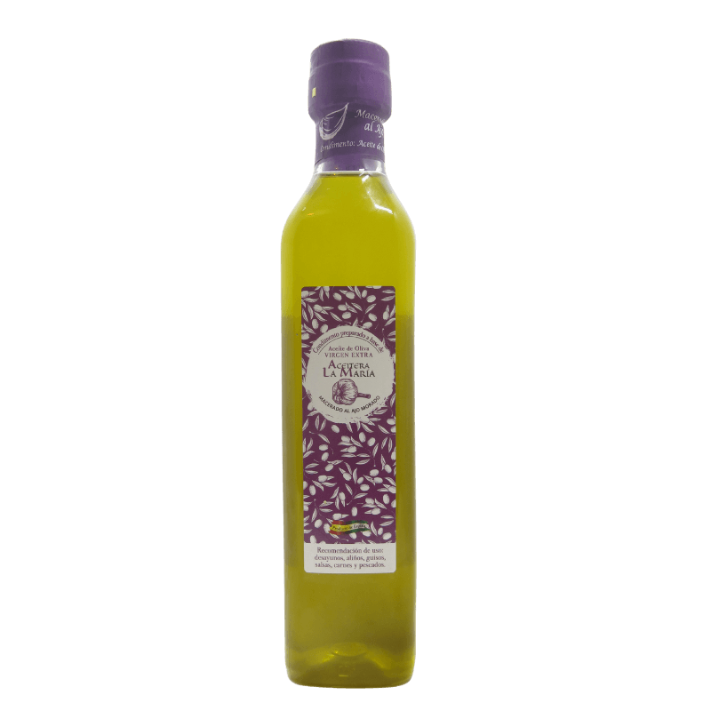 Aceite De Oliva Virgen Extra Macerado Al Ajo Morado 50 Cl Pet_0