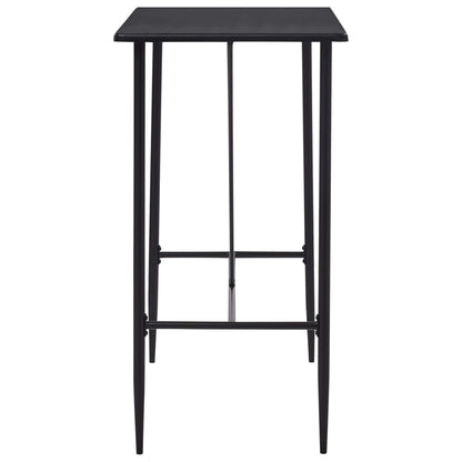 Mesa Alta De Cocina Mdf Negro 120x60x110 Cm_1