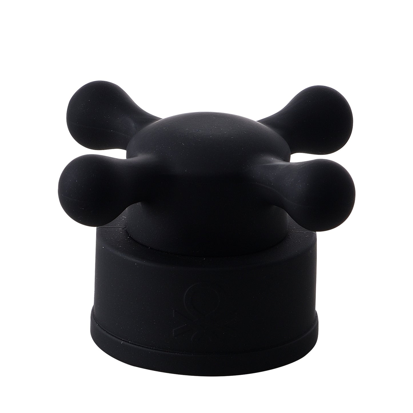 Botella De Agua 500ml Borosilicato Tapa Negro De Grifo Black & White Be_3