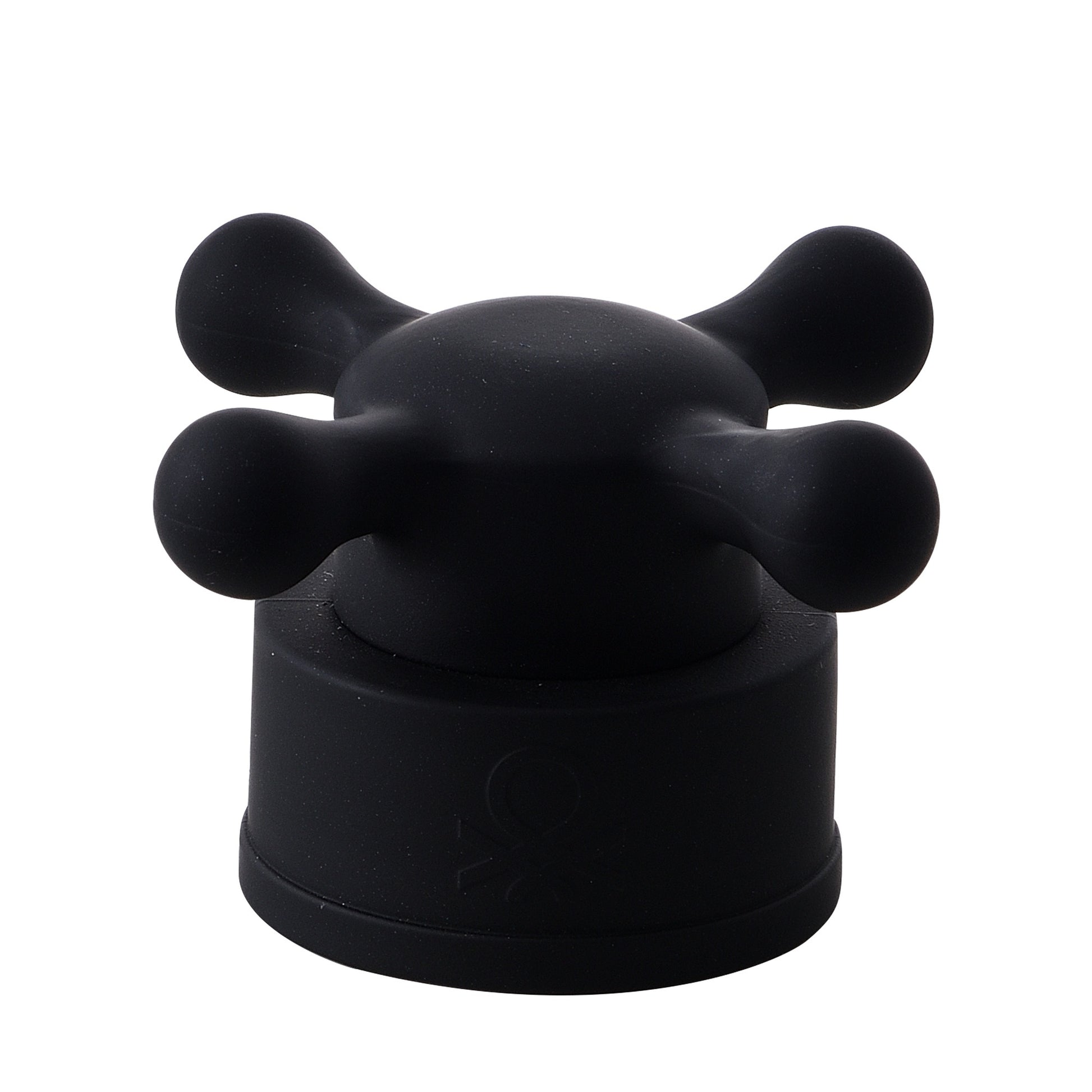 Botella De Agua 500ml Borosilicato Tapa Negro De Grifo Black & White Be_3