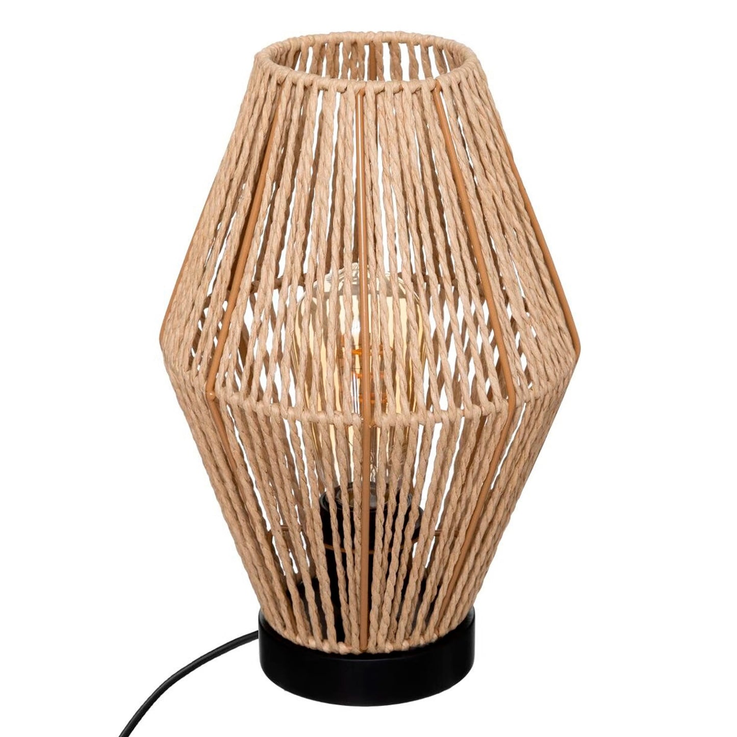 Wellhome Lámpara Sobremesa Aissa Nature Metal H.32cm_0