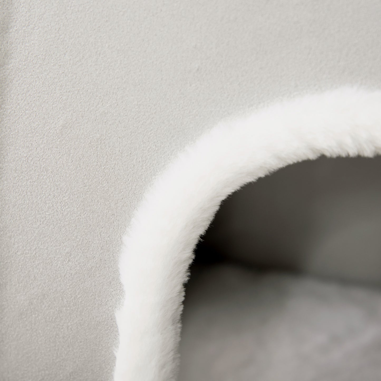 Pawhut Casa Plegable Para Gatos Con Cojines Y Tapa Extraíble 71x42x49 Cm Gris_3