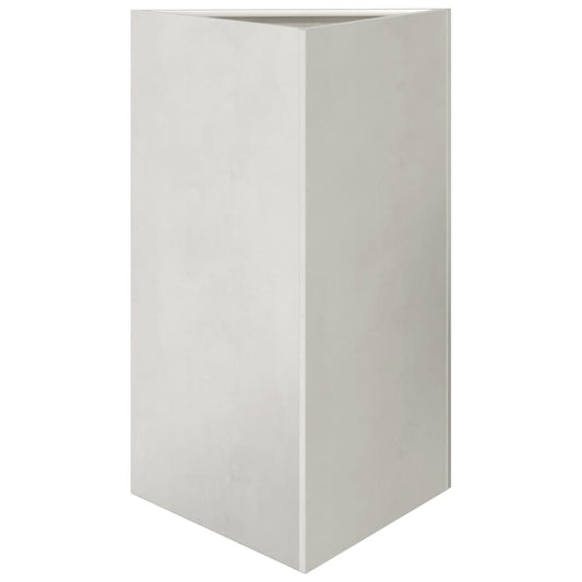 Jardinera Triangular De Acero Inoxidable 50x43x75 Cm_0