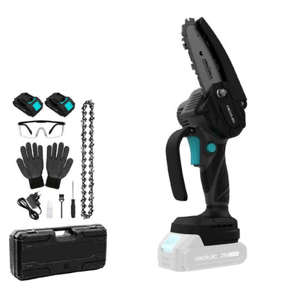 Cecotec Sierra De Podar 4 A Batería 21v Montanaforce 4000 Hand. 400w, Velocidad 25000rpm, Engrasador A Botón, Incluye 2_1