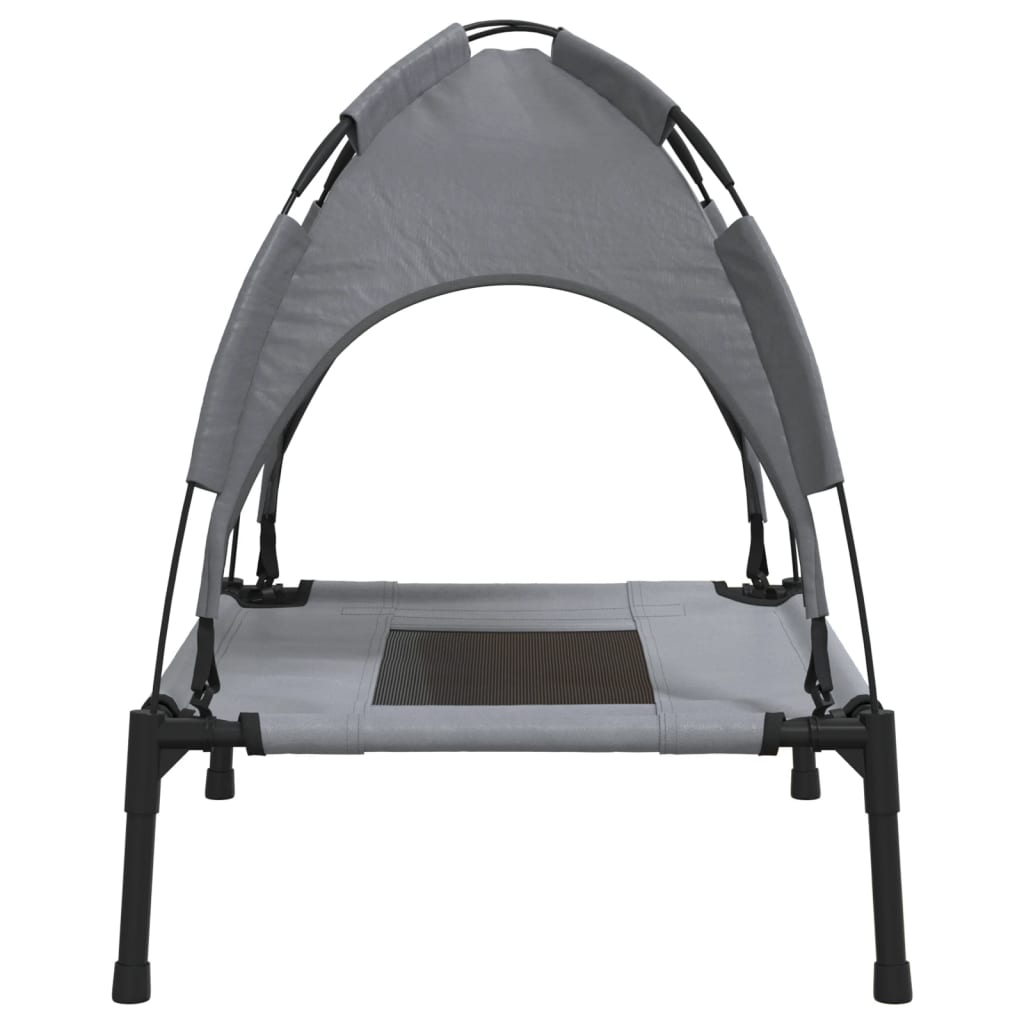 Vidaxl Cama Para Perros Con Dosel Antracita Tela Oxford Y Acero_5