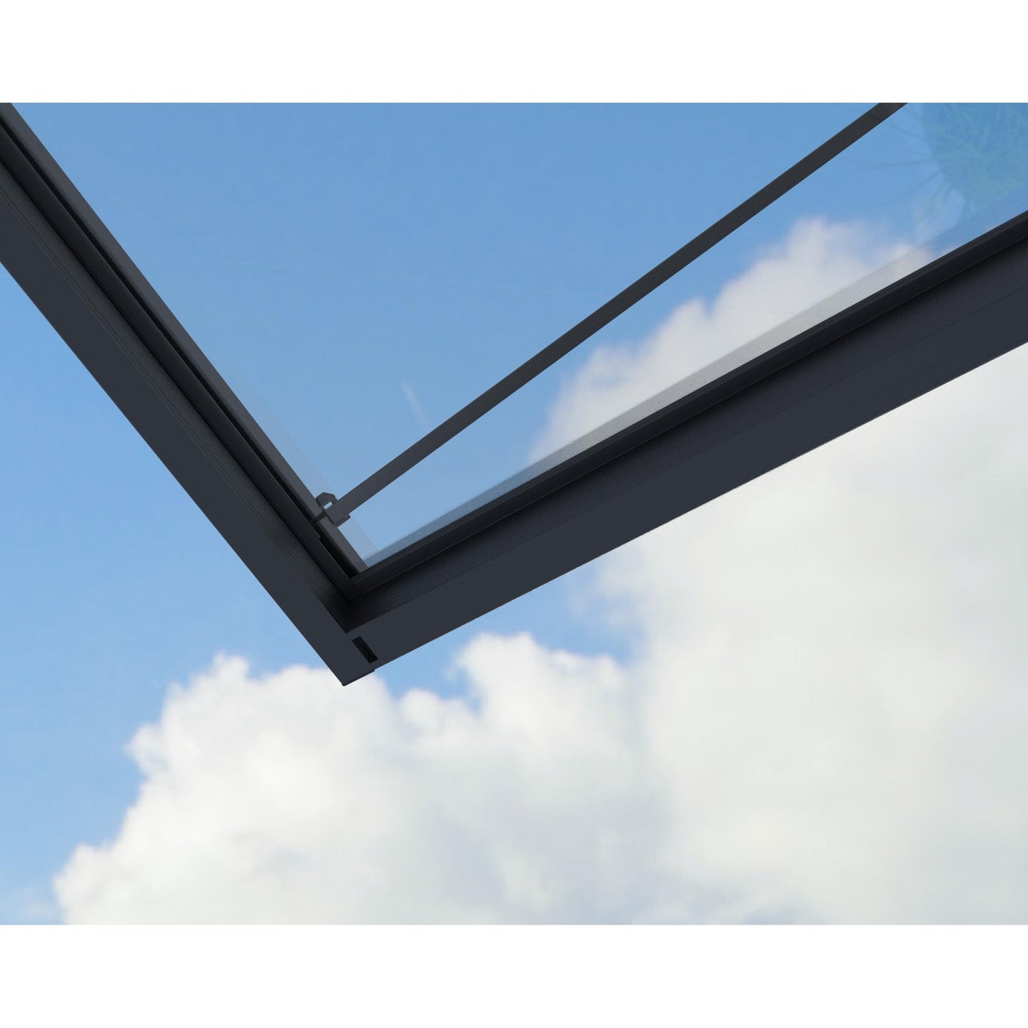 Marquesina para puerta Sophia XL 140x192 cm transparente Canopia